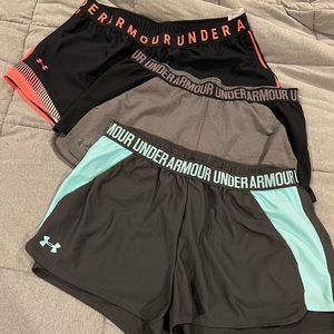 3 pairs XL Under Armour Women’s Shorts